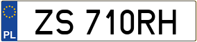 Truck License Plate